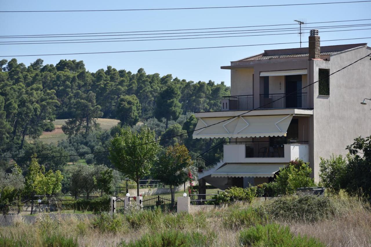 Vacation Family House With Garden Villa Néa Fókaia Exterior foto